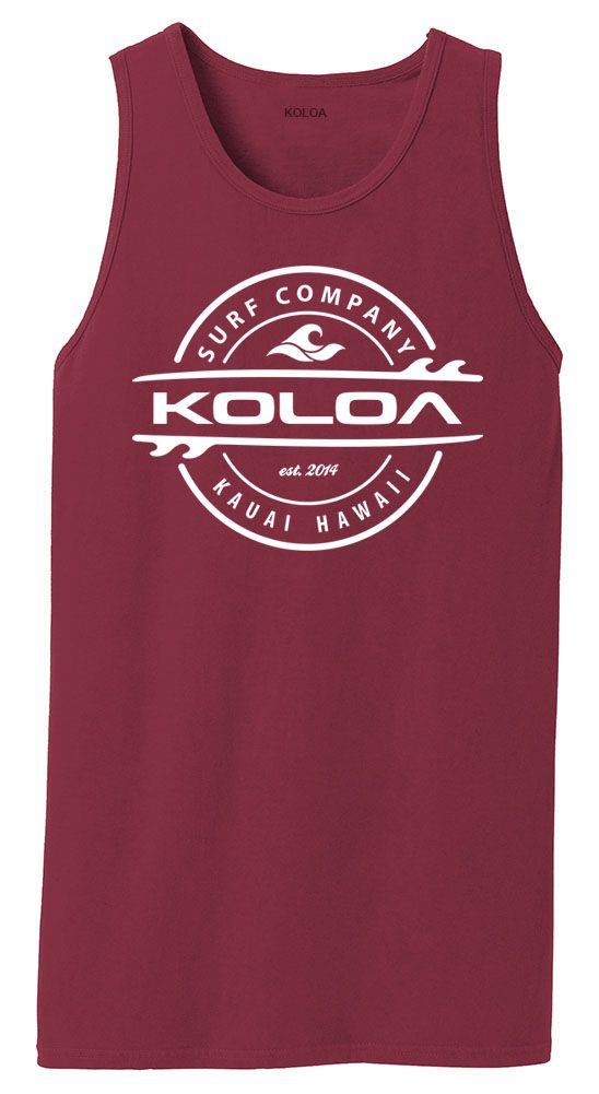 Koloa Thruster Surfboards Pigment-Dyed Tank Top