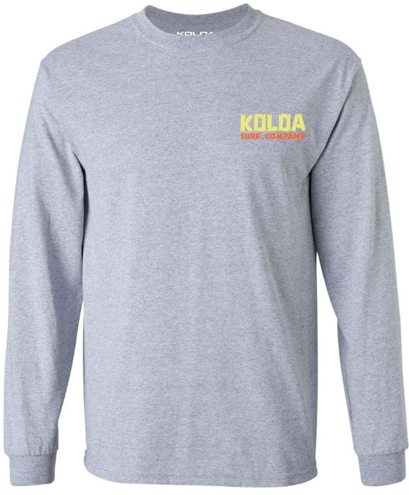 Koloa Tides Long Sleeve T-Shirt- Athletic Heather