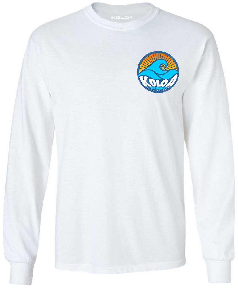 Koloa Sunbeam Long Sleeve T-Shirt- White