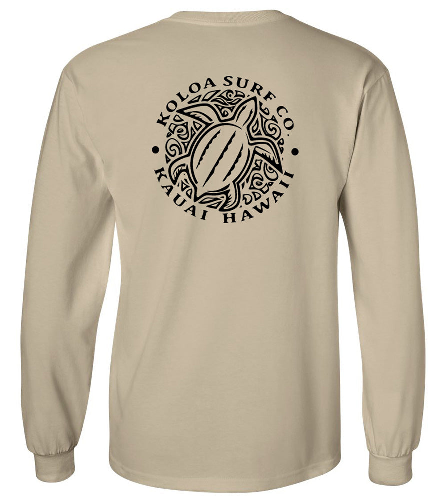 Koloa Hawaiian Turtle Long Sleeve T-Shirt