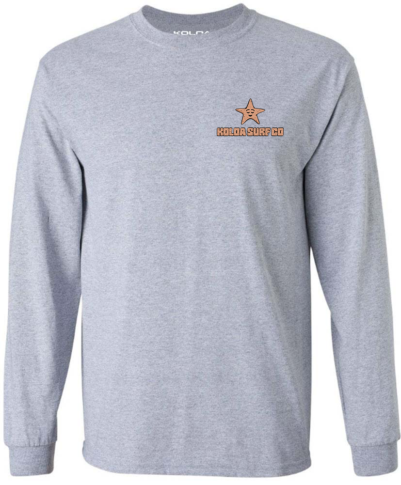 Koloa Starfish Long Sleeve T-Shirt- Athletic Heather