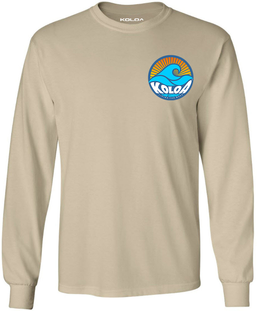 Koloa Sunbeam Long Sleeve T-Shirt- Sand