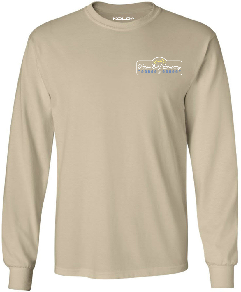 Koloa Original Sun Long Sleeve T-Shirt- Sand