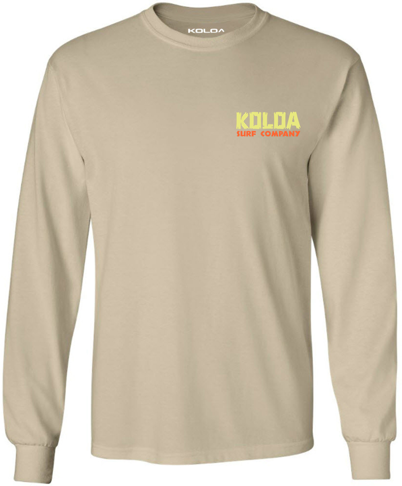 Koloa Tides Long Sleeve T-Shirt- Sand