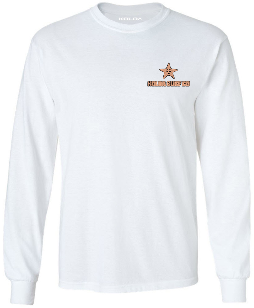 Koloa Starfish Long Sleeve T-Shirt- White