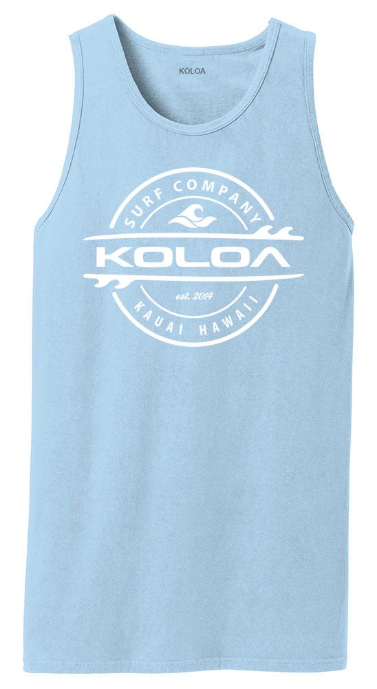 Koloa Thruster Surfboards Pigment-Dyed Tank Top