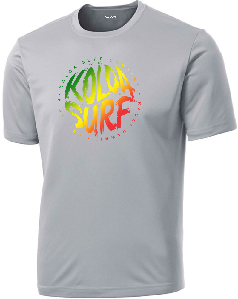 Koloa Tie-Dye Brush Moisture Wicking Tee