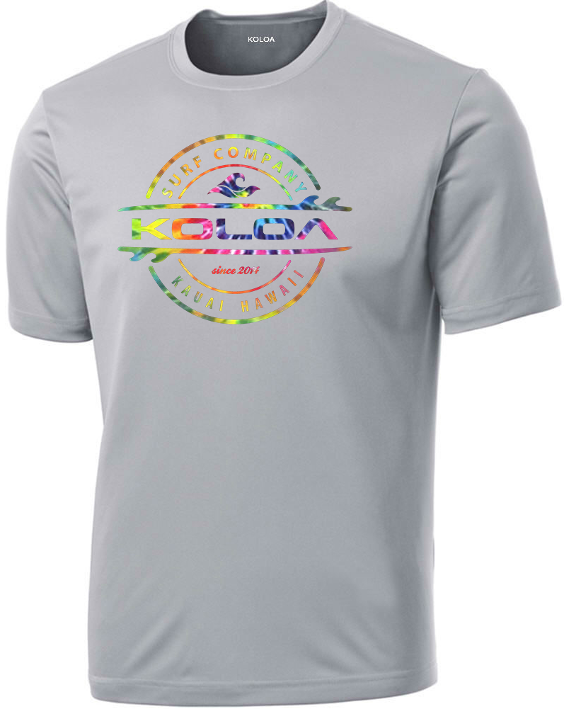 Koloa Tie-Dye Thruster Moisture Wicking Tee