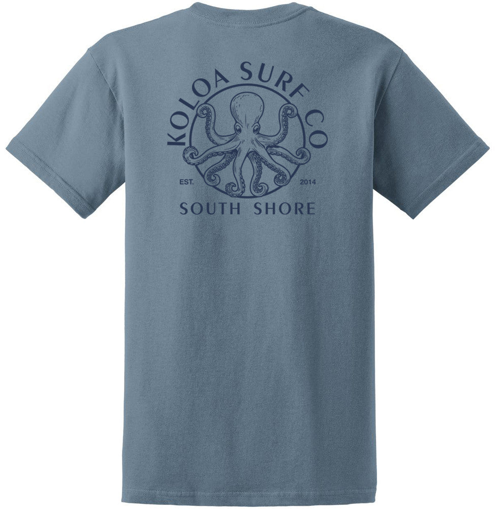 Koloa South Shore Octopus Heavyweight T-Shirt | Surf Graphic Tee