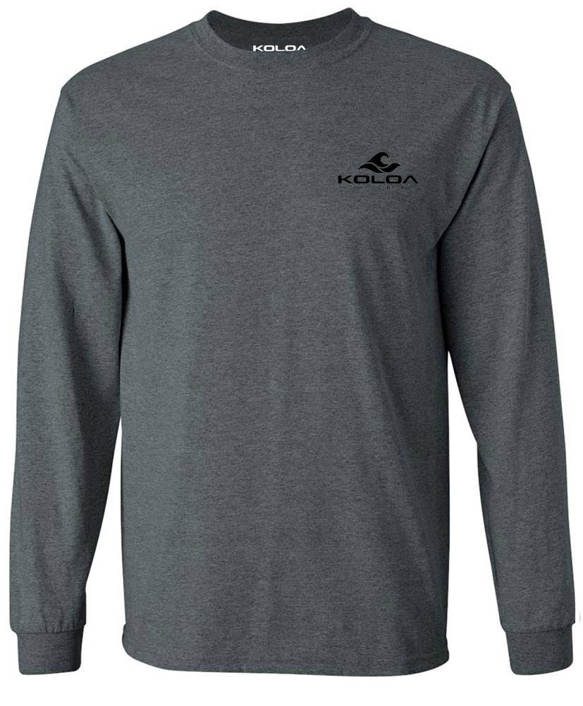 Koloa Tribal Circle Long Sleeve T-Shirt - Dark Heather