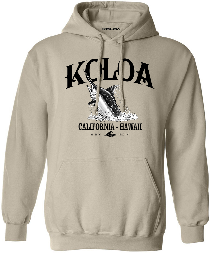 Koloa Jumping Marlin Hoodie - Sand