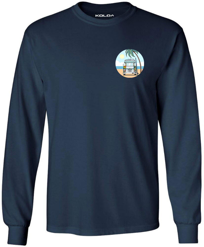 Koloa Van Life Youth Long Sleeve T-Shirt - Navy