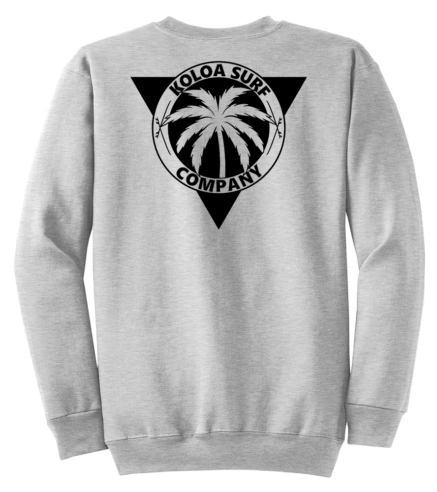 Koloa Dusk Palm Sweatshirt - Athletic Heather