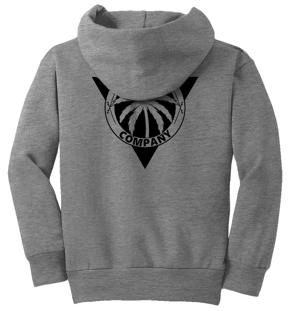 Koloa Dusk Palm Youth Hoodie - Athletic Heather