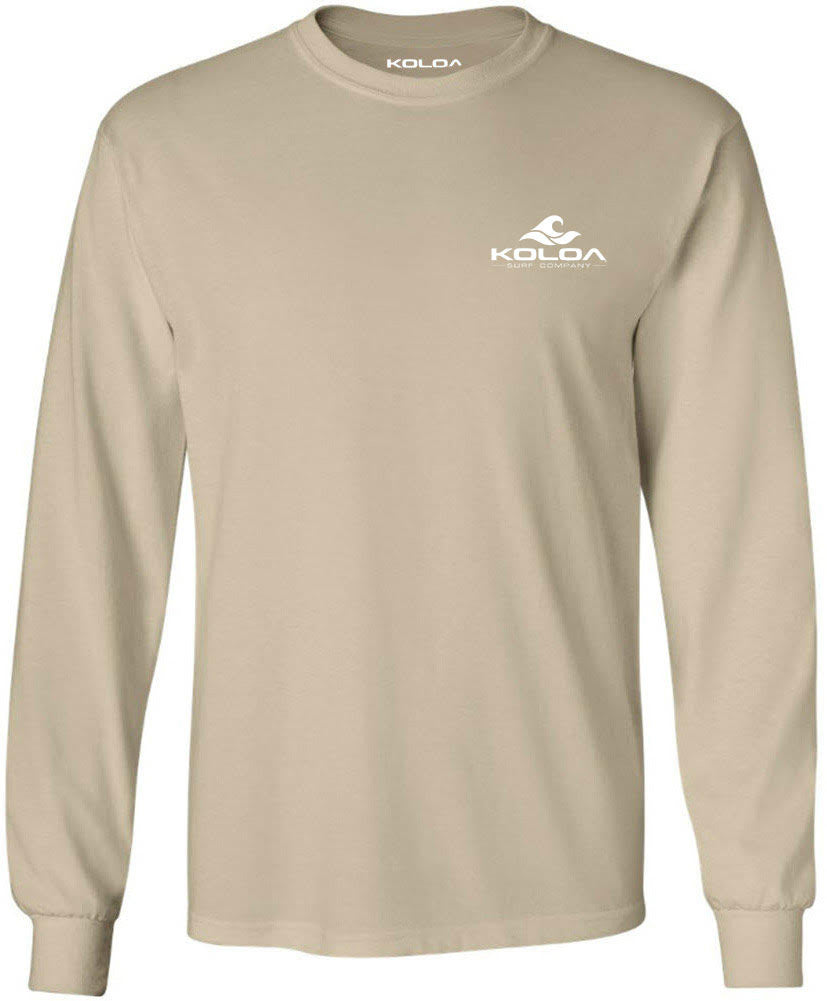 Koloa Big Wave Long Sleeve T-Shirt - Sand