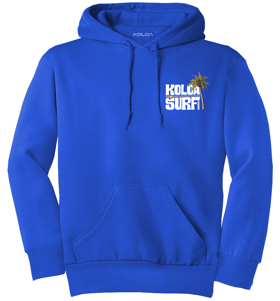 Koloa Groovy Surfboard Youth Hoodie - Royal