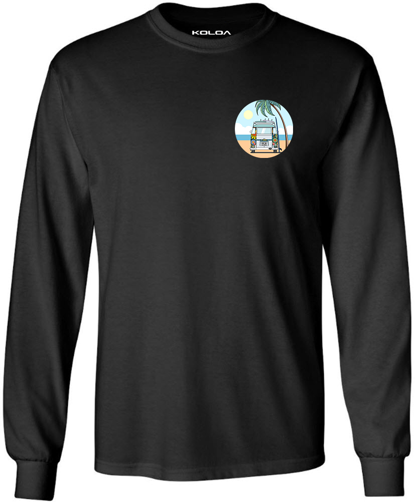 Koloa Van Life Youth Long Sleeve T-Shirt - Black