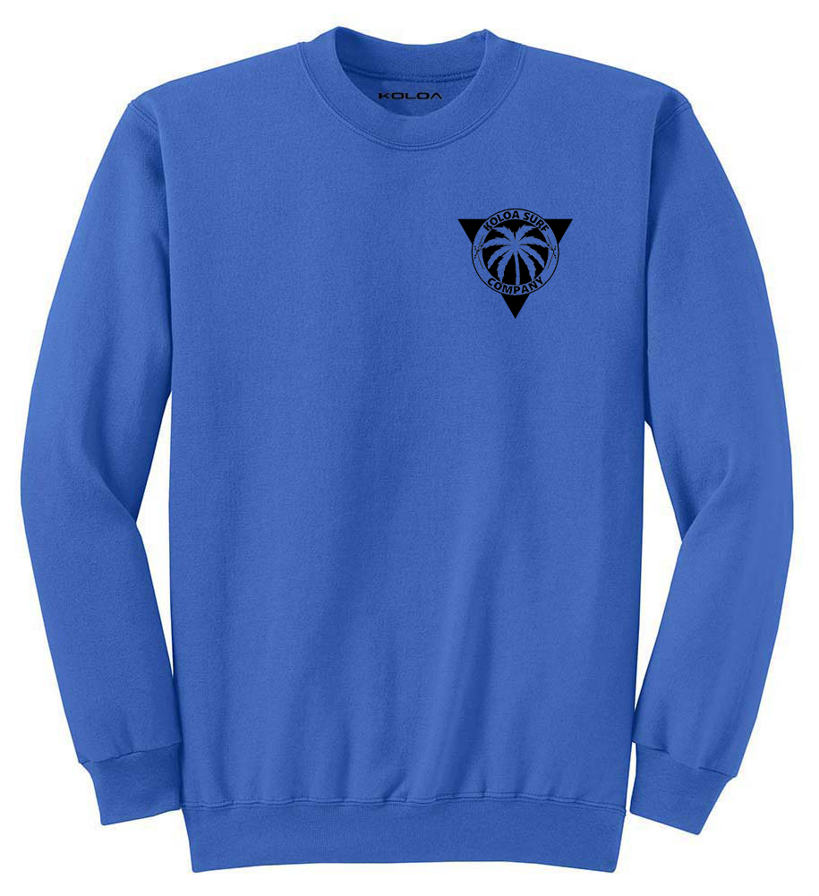 Koloa Dusk Palm Sweatshirt - Carolina Blue