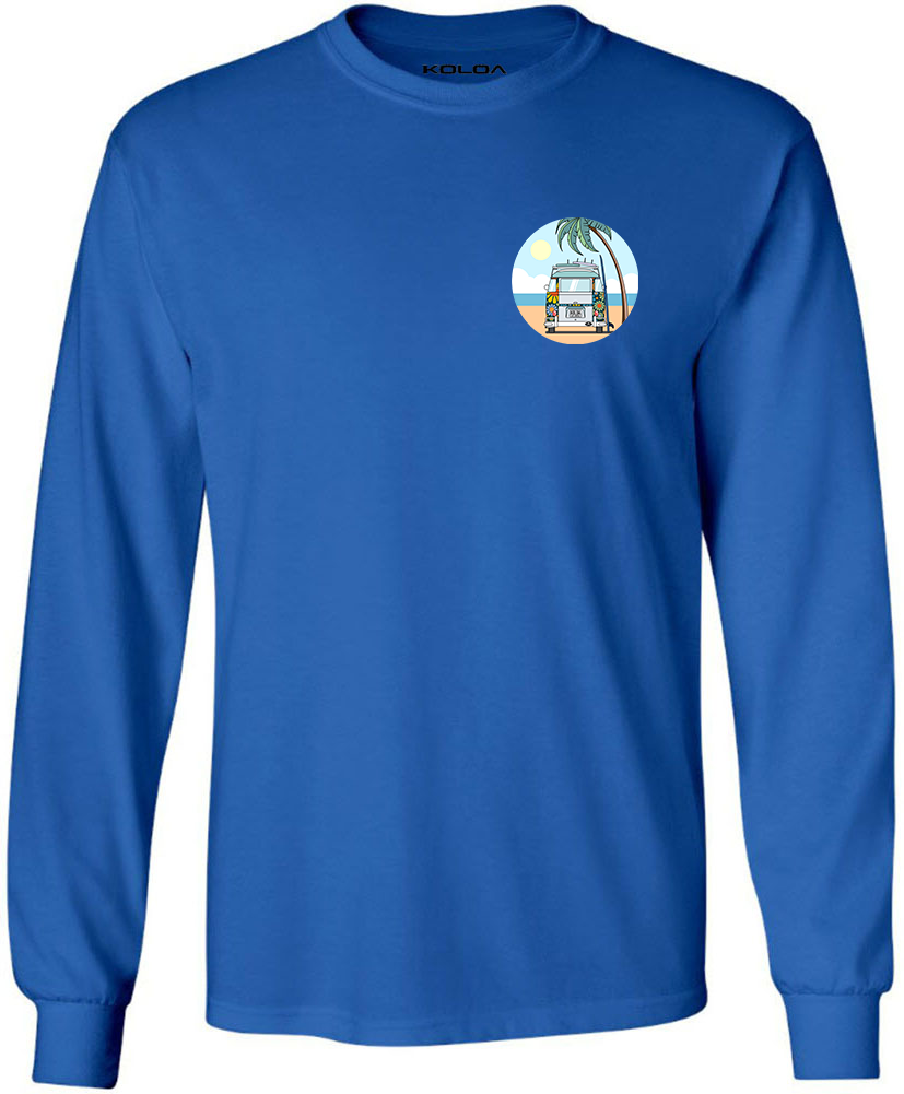 Koloa Van Life Youth Long Sleeve T-Shirt - Royal