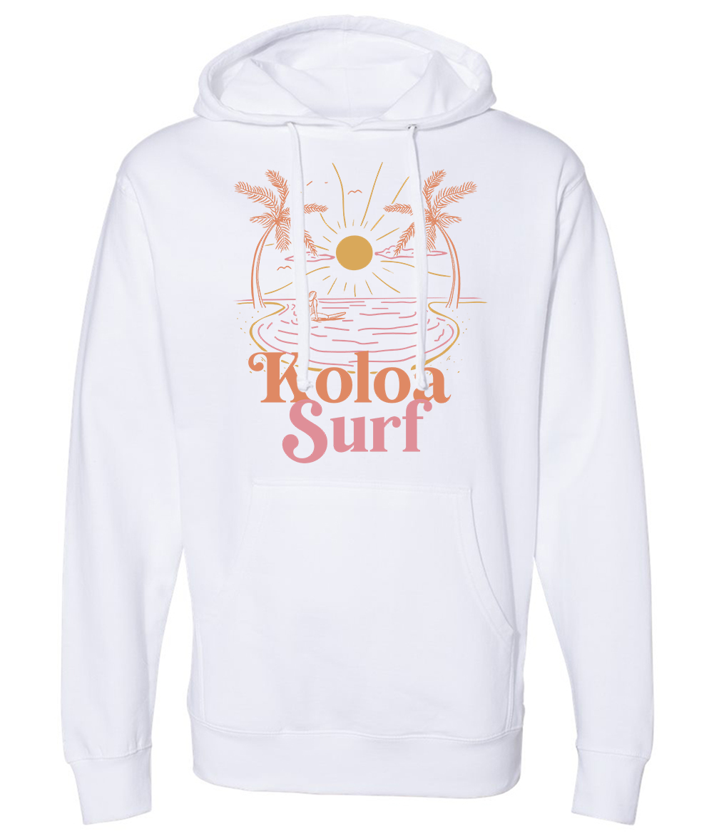 Koloa Sunset Surfer Hoodie