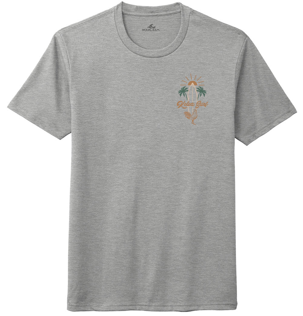 Koloa Rooster Board Comfort Tri-Blend T-Shirt