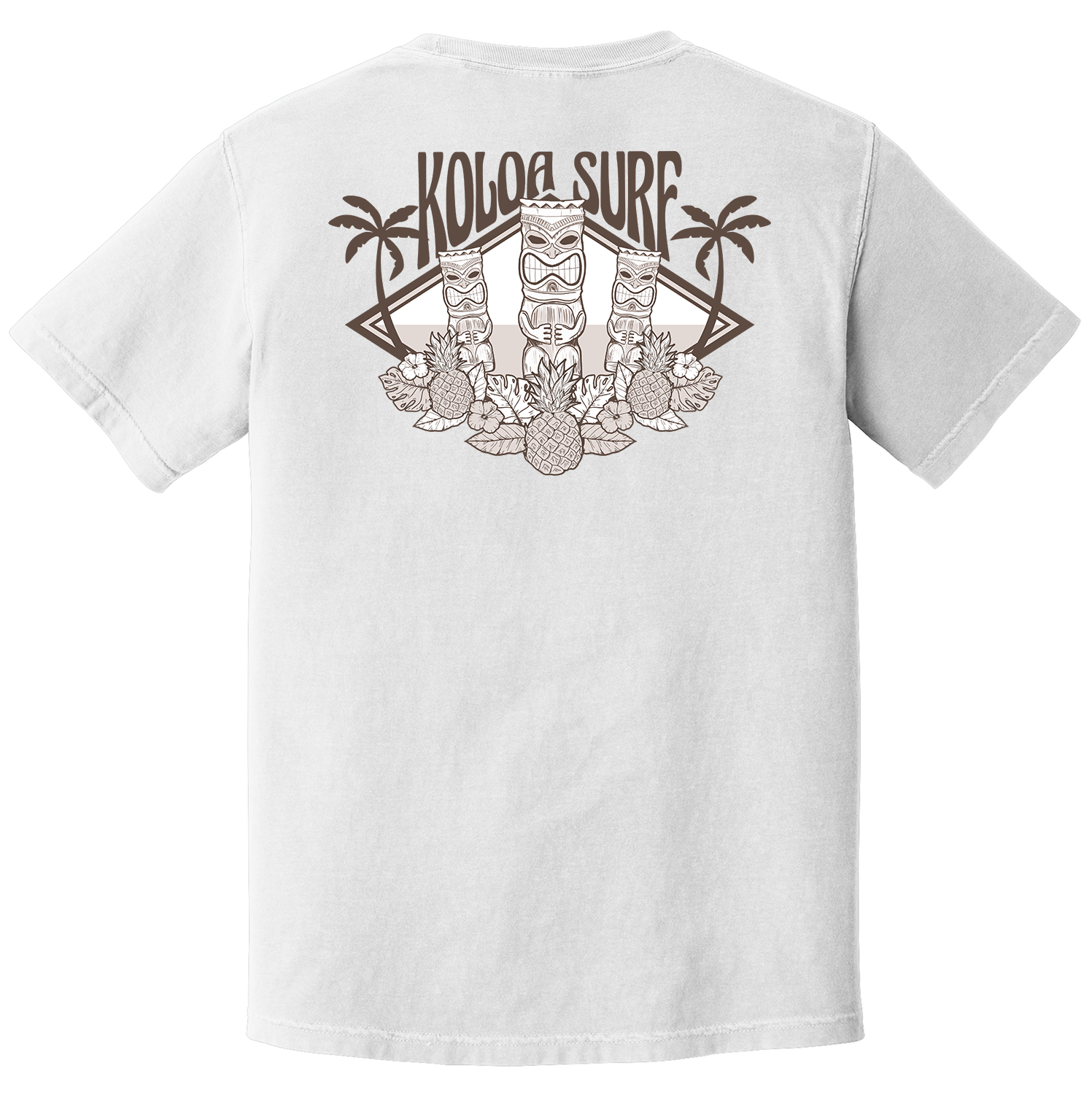 Koloa Tikis Pigment Dye T-Shirt
