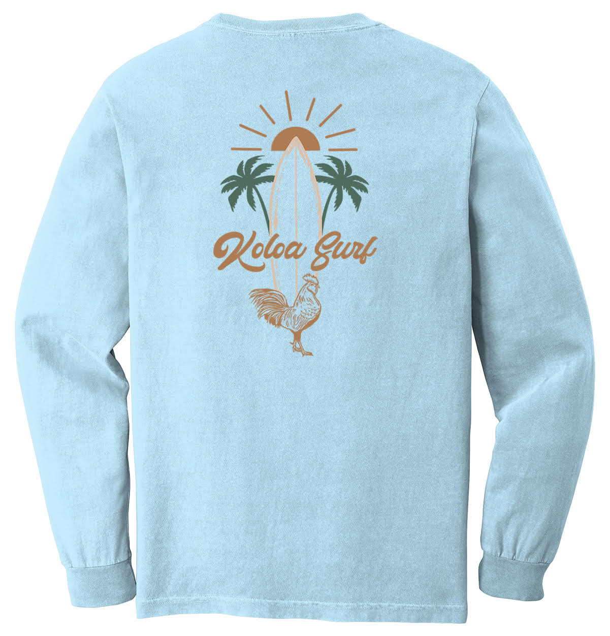 Koloa Rooster Board Pigment Dyed Long Sleeve T-Shirt