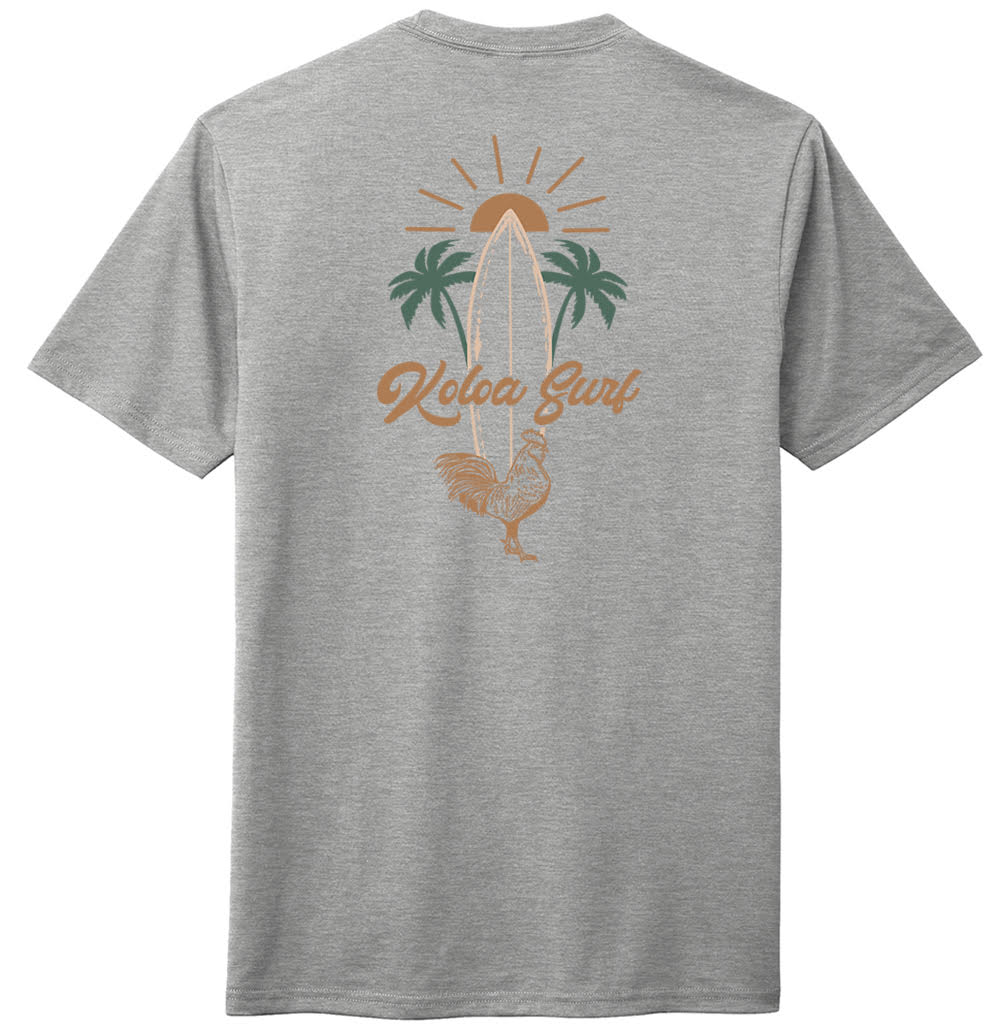 Koloa Rooster Board Comfort Tri-Blend T-Shirt