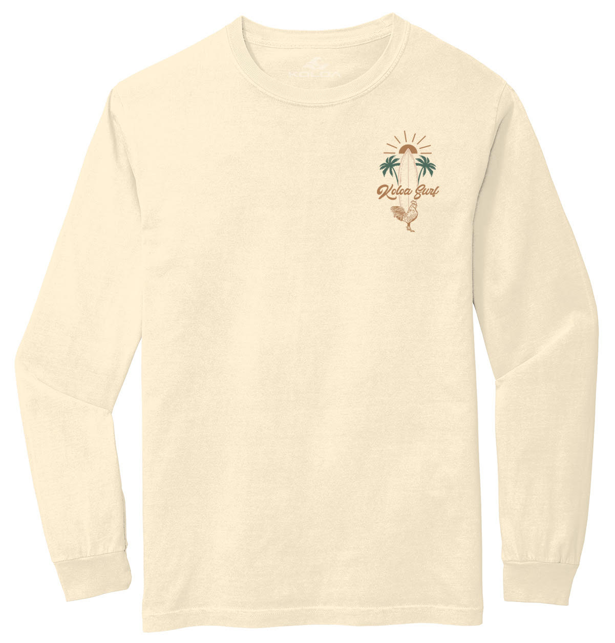 Koloa Rooster Board Pigment Dyed Long Sleeve T-Shirt