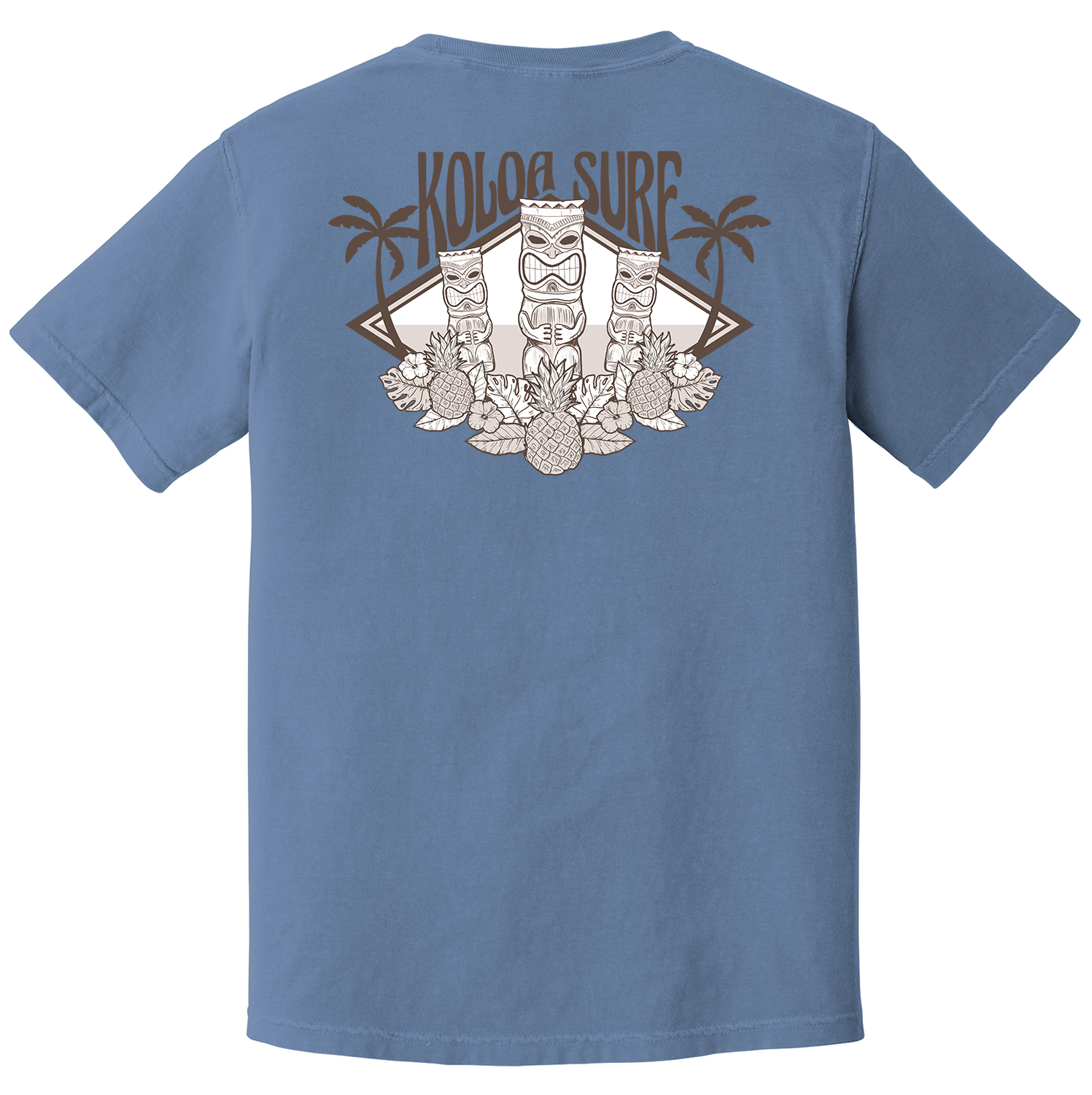 Koloa Tikis Pigment Dye T-Shirt