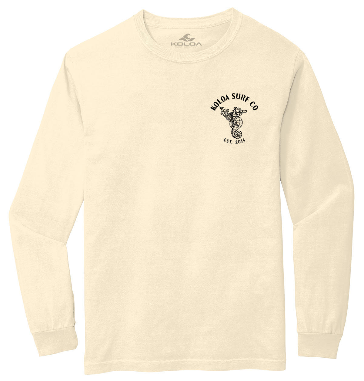 Koloa Skeleton Ride Pigment Dyed Long Sleeve T-Shirt