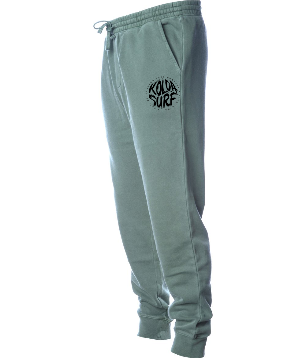 Koloa Surf Brush Fleece Sweatpants - Pigment Alpine Green