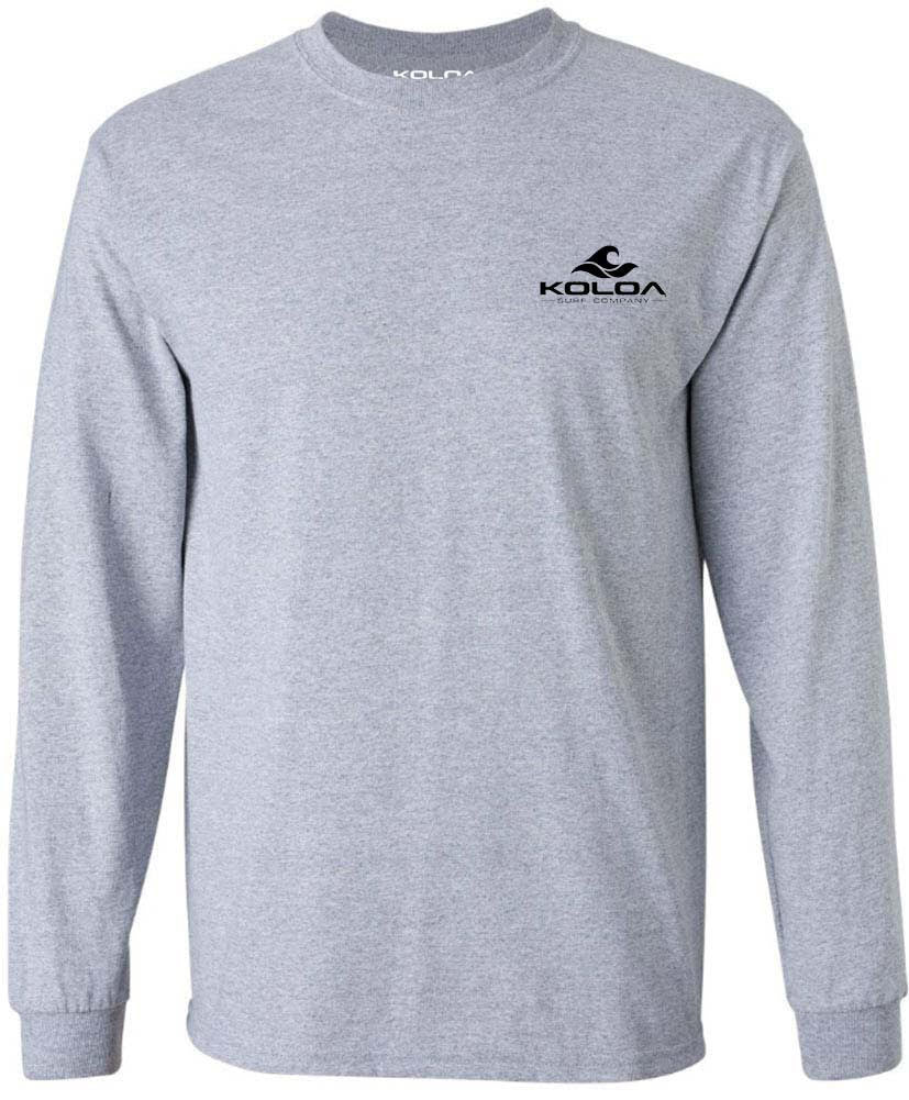 Koloa Beach Cars Long Sleeve T-Shirt - Athletic Heather