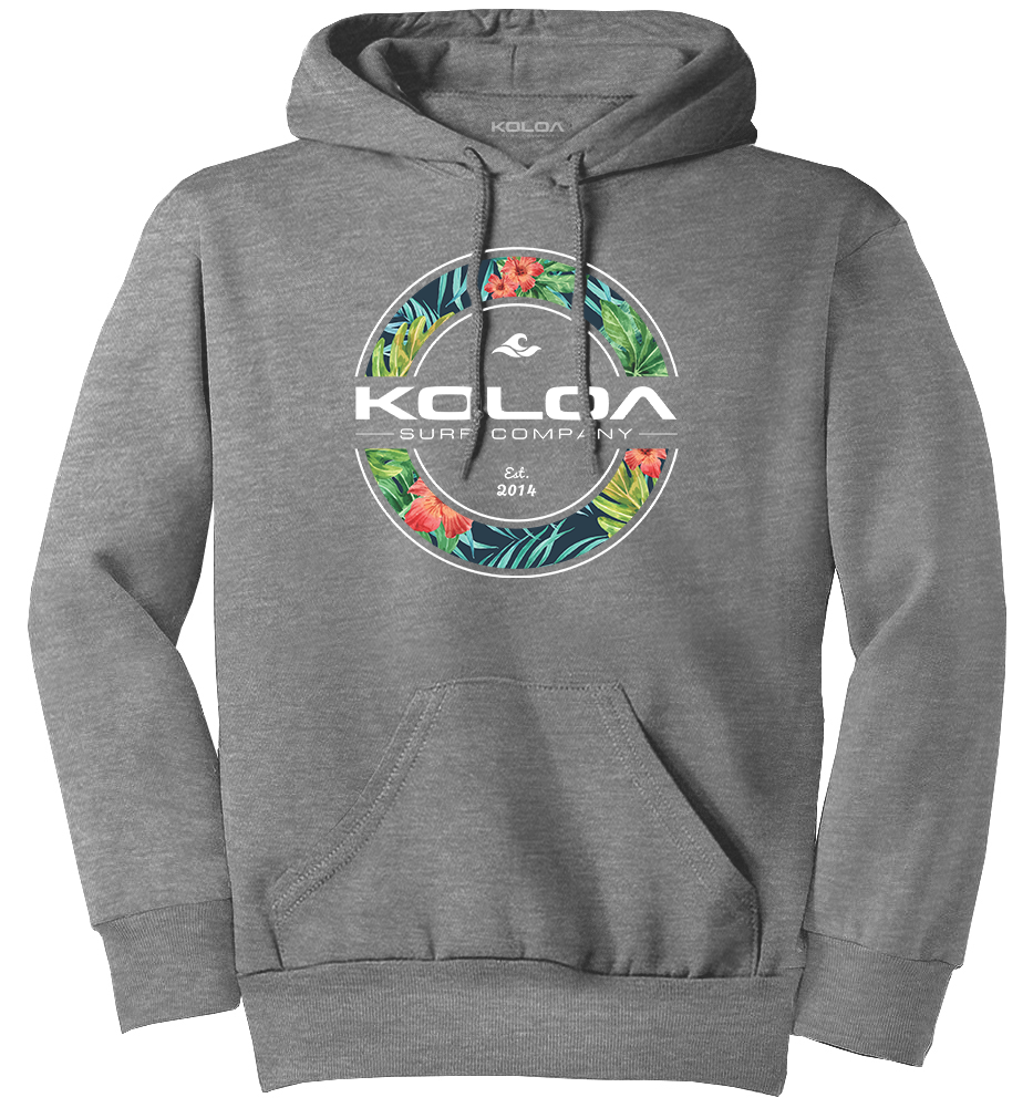 Koloa Waihohonou Youth Hoodie - Athletic Heather