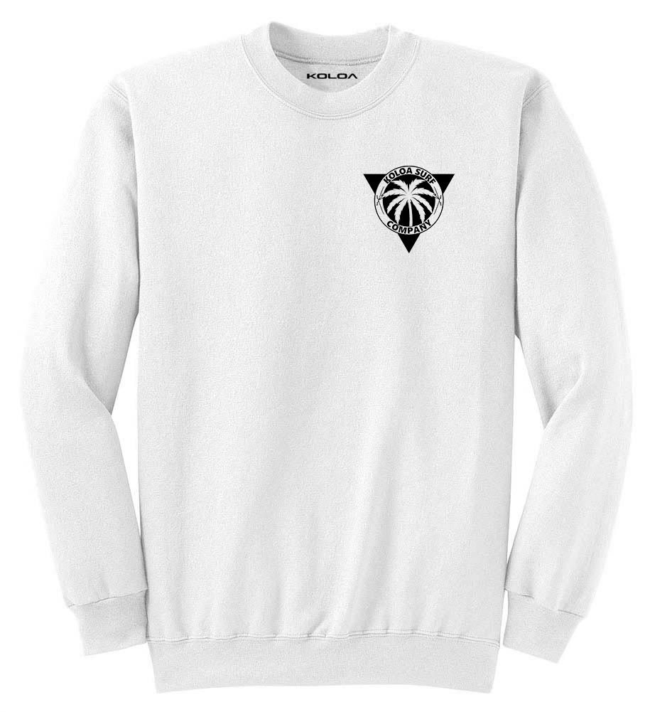 Koloa Dusk Palm Sweatshirt - White