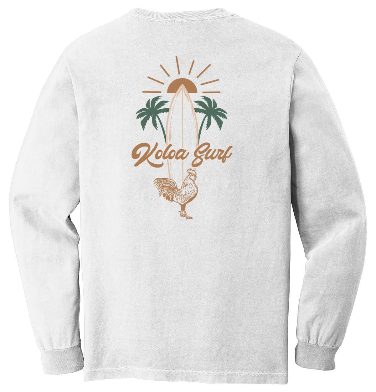 Koloa Rooster Board Pigment Dyed Long Sleeve T-Shirt