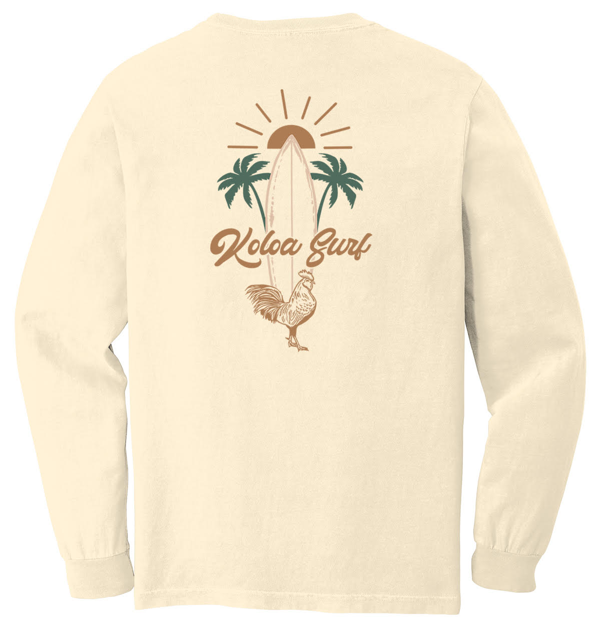 Koloa Rooster Board Pigment Dyed Long Sleeve T-Shirt