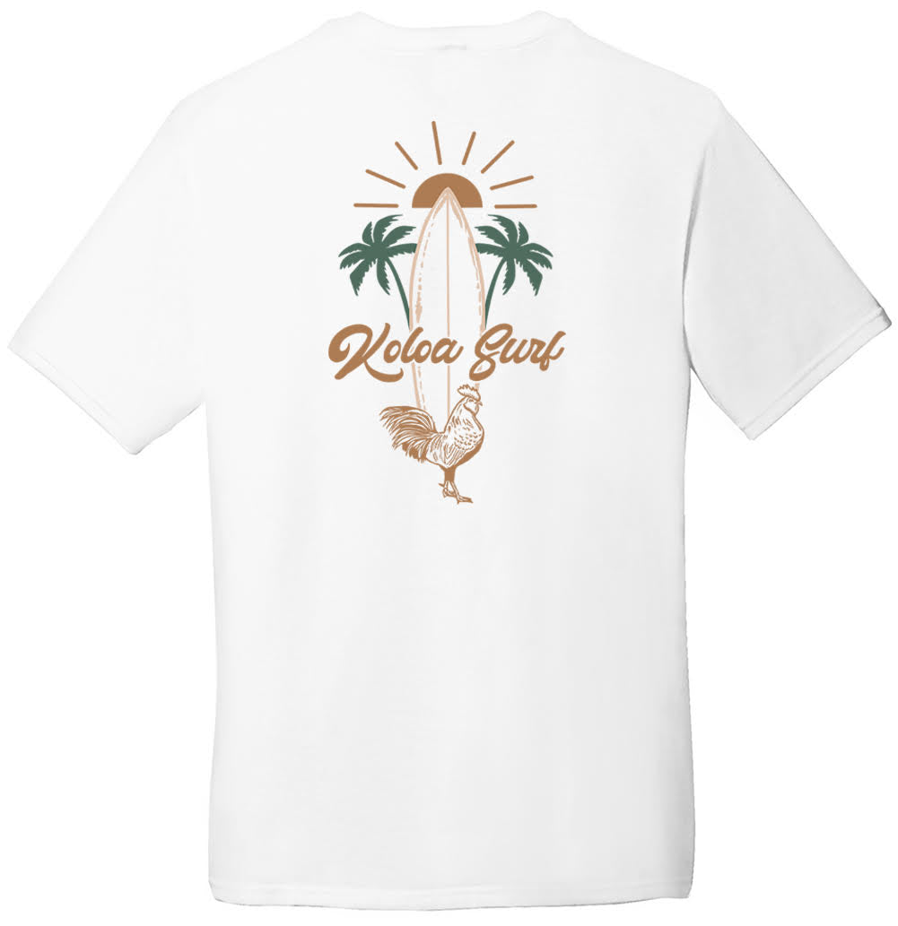 Koloa Rooster Board Comfort Tri-Blend T-Shirt