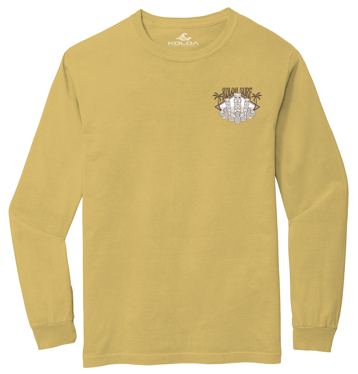 Koloa Tikis Pigment Dyed Long Sleeve T-Shirt