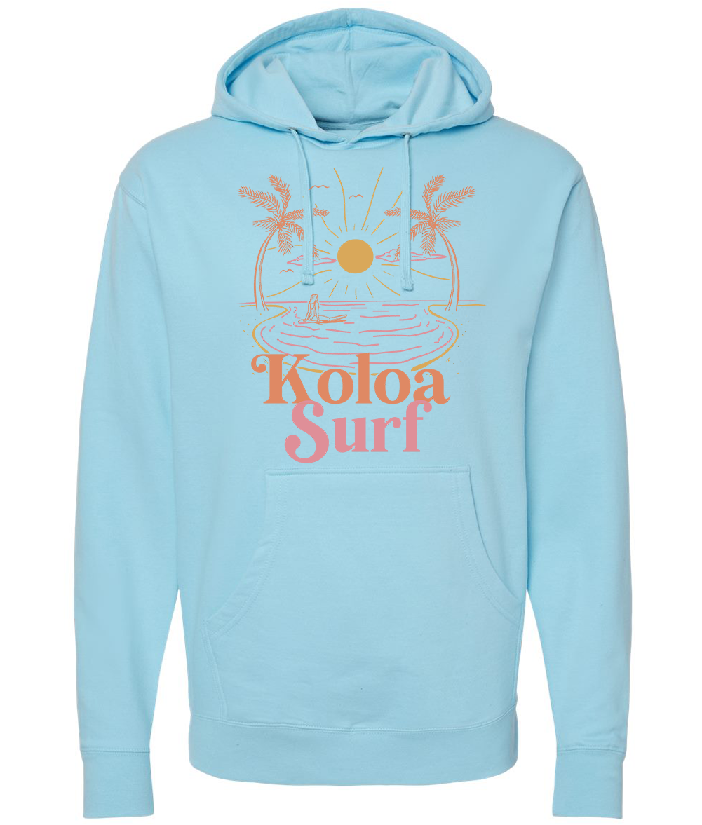 Koloa Sunset Surfer Hoodie