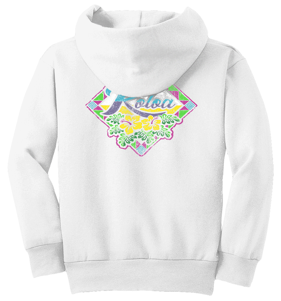 Koloa Tropics Youth Hoodie - White