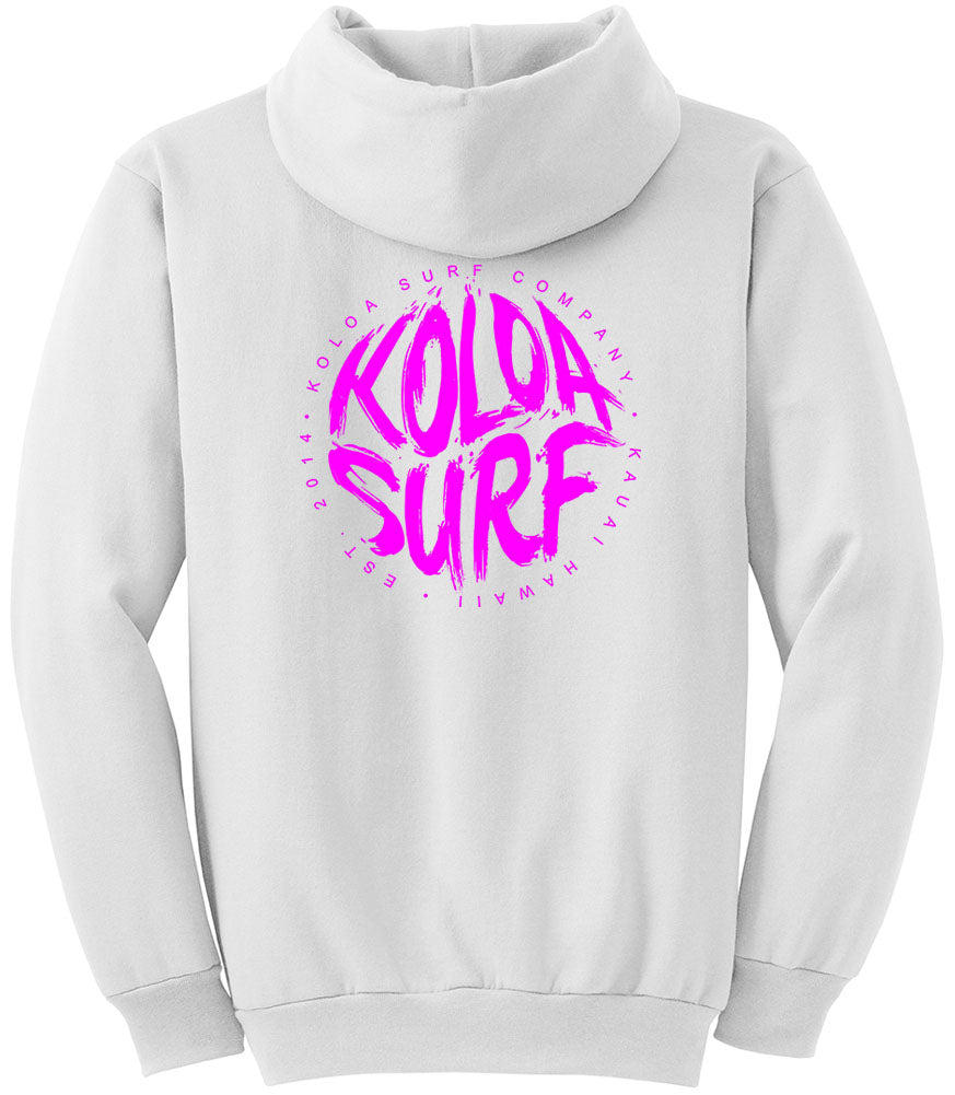 Koloa Brush Logo Tall Hoodie