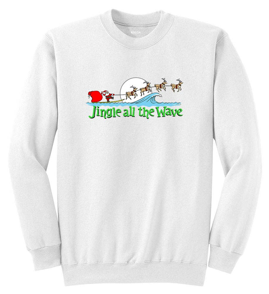 Koloa Jingle All The Wave Sweatshirt- White