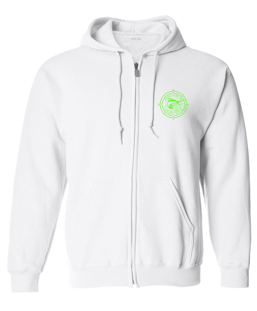 Koloa Black Marlin Full Zipper Hoodie