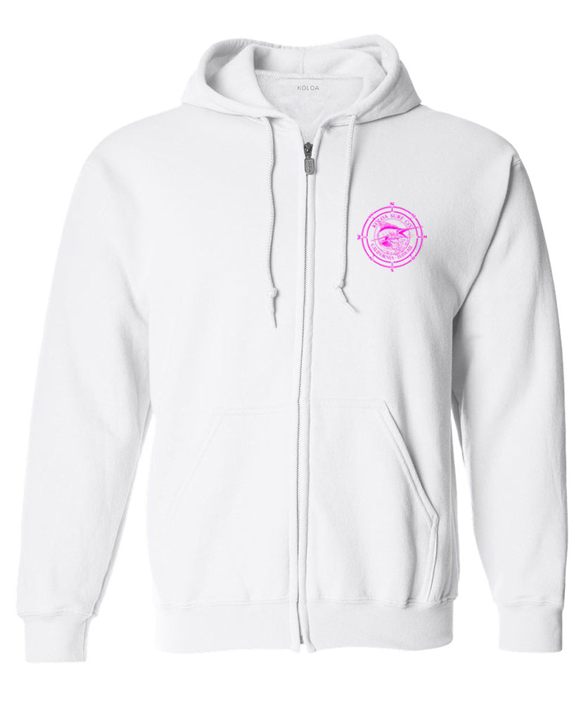 Koloa Black Marlin Full Zipper Hoodie
