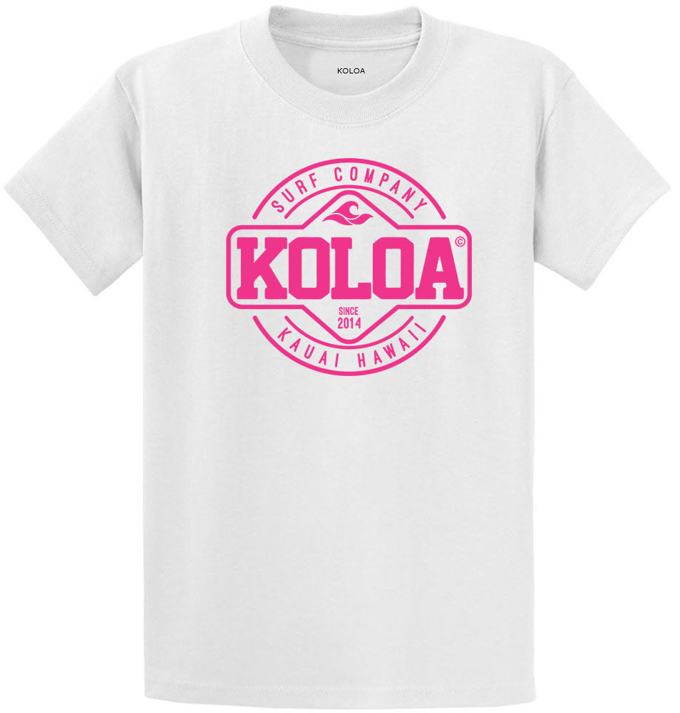 White/ Pink Logo