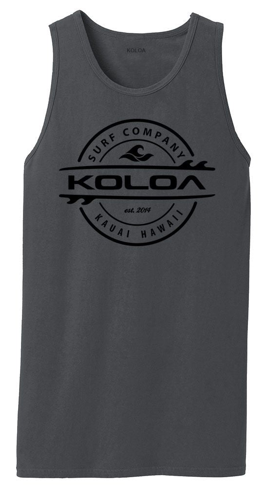 Koloa Thruster Surfboards Pigment-Dyed Tank Top